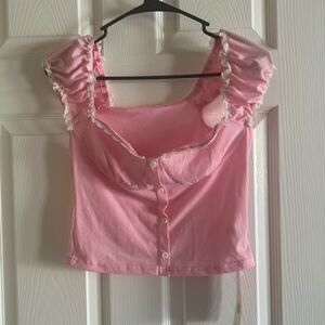 Pink Romwe Top